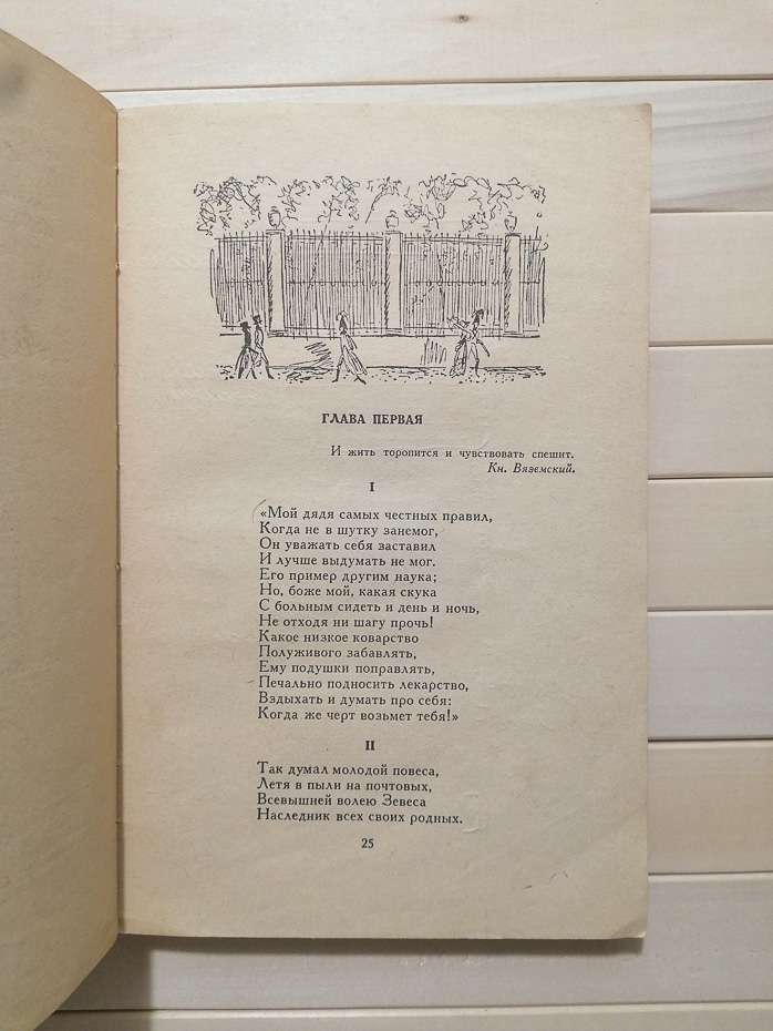 Пушкін О.С. - Євгеній Онєгін. Серія народна бібліотека. 1964 з малюнками