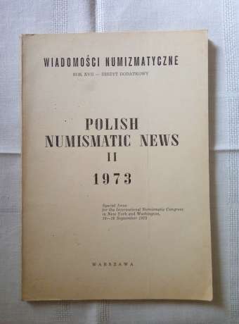 Нумізматичний журнал Wiadomosci numizmatyczne - Польща 1972 -1973