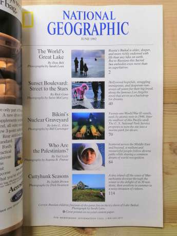 National Geographic Magazine, June 1992 (Vol.181, No.6) (eng.)