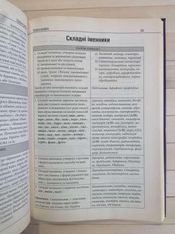 Українська орфографія, пунктуація, граматика та стилістика в таблицях і схемах - Журенко О.М. 2011