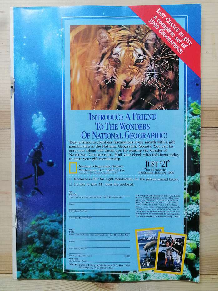 National Geographic Magazine, March 1990 (Vol.177, No.3) (eng.)