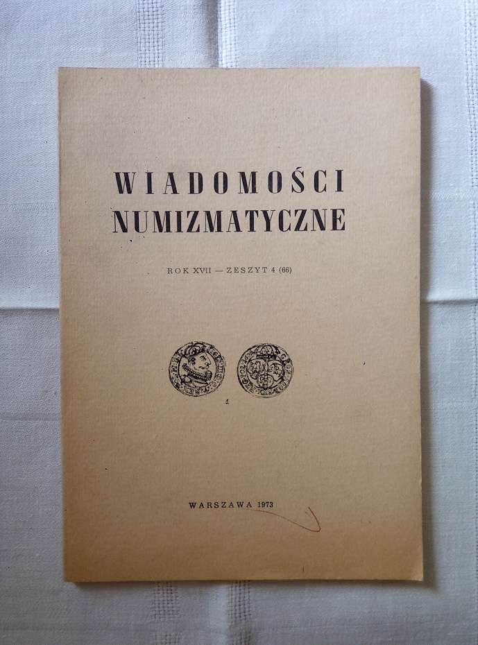 Нумізматичний журнал Wiadomosci numizmatyczne - Польща 1972 -1973