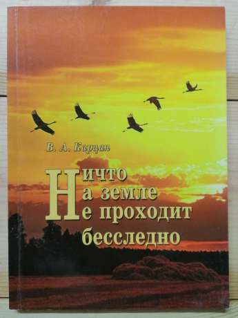 Ніщо на землі не проходить безслідно: вірші - Карцан В.О. 2010